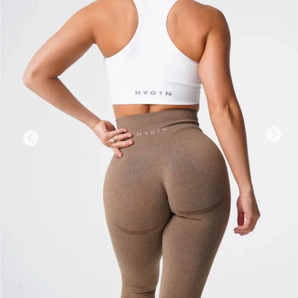 NVGTN Mocha Contour Leggings - Picture 2 of 3